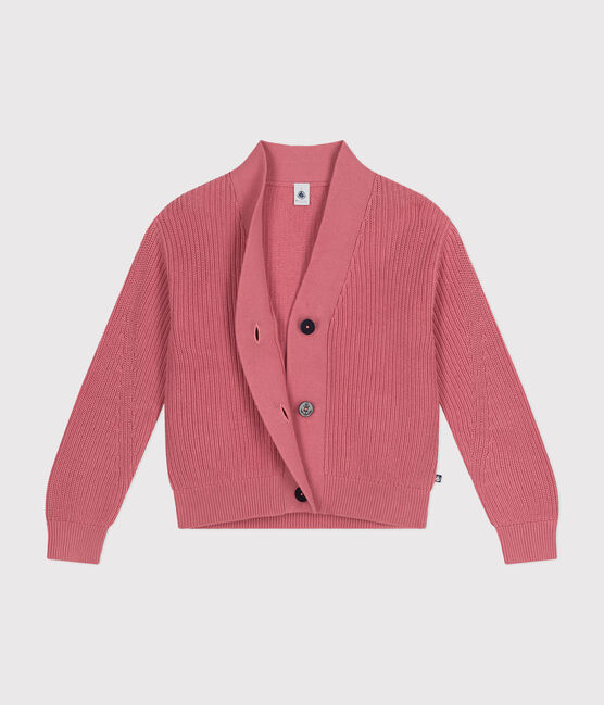 Cárdigan de algodón para mujer rosa ROSEWOOD
