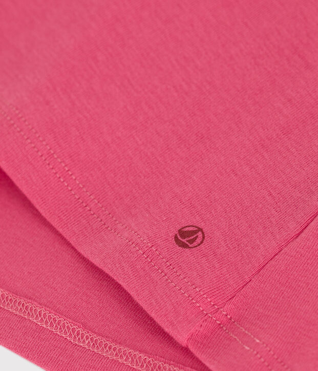 Blusa sin mangas de algod&oacute;n para beb&eacute; rosa