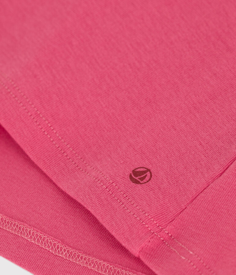 Blusa sin mangas de algod&oacute;n para beb&eacute; rosa