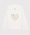 Camiseta con capucha de niña blanco MARSHMALLOW