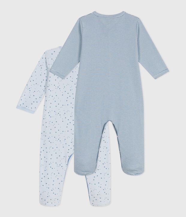 Juego de pijamas de algod&oacute;n estampado para beb&eacute; multicolor