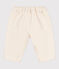 Pantalón de tejido vaquero para bebé gris ECRU