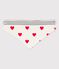 Juego de 2 bandanas-baberos para bebé con corazones de algodón variante 1