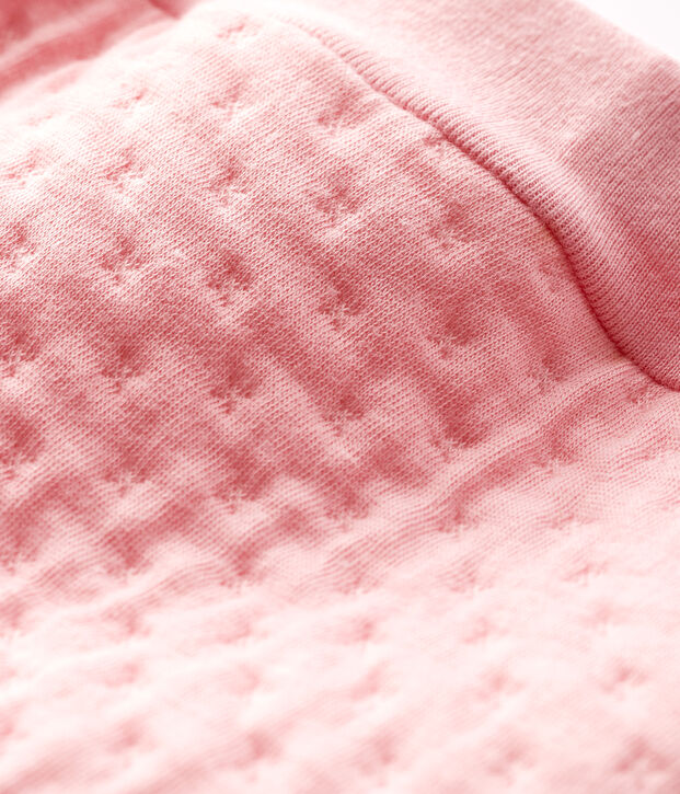 Pantal&oacute;n de t&uacute;bico acolchado para beb&eacute; rosa
