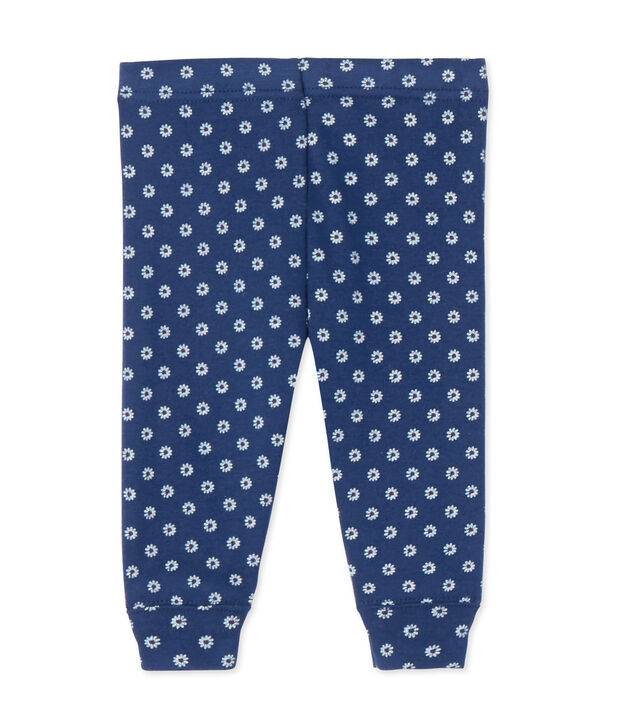 Legging para beb&eacute; ni&ntilde;a estampado azul/multicolor
