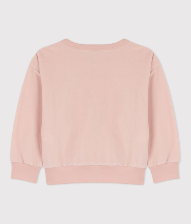 Sudadera de algod&oacute;n de ni&ntilde;a/ni&ntilde;o rosa