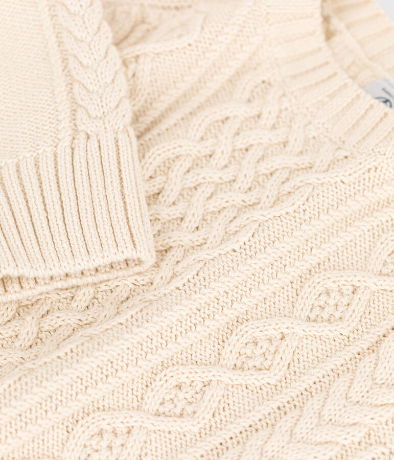 Jersey irland&eacute;s de algod&oacute;n de ni&ntilde;a/ni&ntilde;o crudo