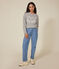 Sudadera de felpa para mujer gris CHATON CHINE