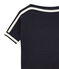 Camiseta de manga corta en lino azul SMOKING
