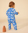 Pijama con cremallera de algodón para bebé FUJI/ MARSHMALLOW