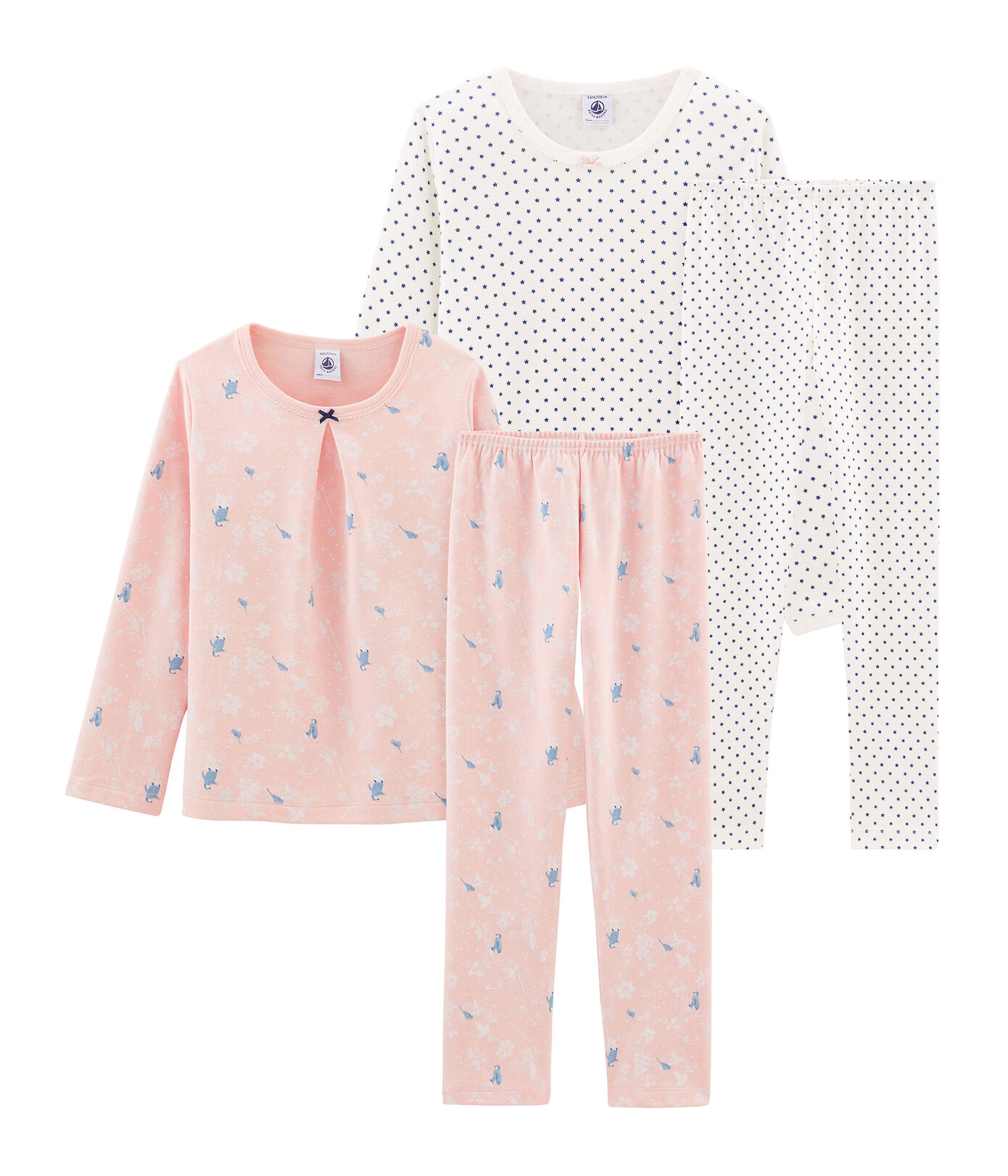 Dúo de pijamas para niña | Petit Bateau