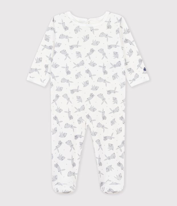 Dors bien en coton blanco/multicolor