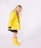 Impermeable emblemático para niña/niño amarillo JAUNE