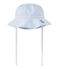 Gorro bebé de niña liso azul Bleu