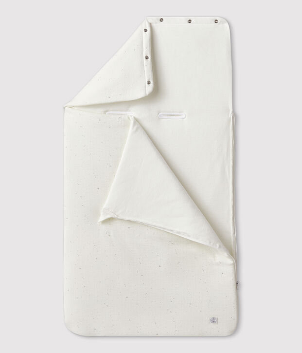 Nido de &aacute;ngel blanco de tejido tubular de algod&oacute;n ecol&oacute;gico blanco