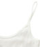 Camiseta de tirantes de mujer en algodón ligero blanco Lait