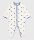 Pijama de terciopelo estampado para bebé
