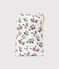 Juego de 3 muselinas para bebé con estampado de frutas y milrayas MARSHMALLOW/ BOUDOR/ MULTICO