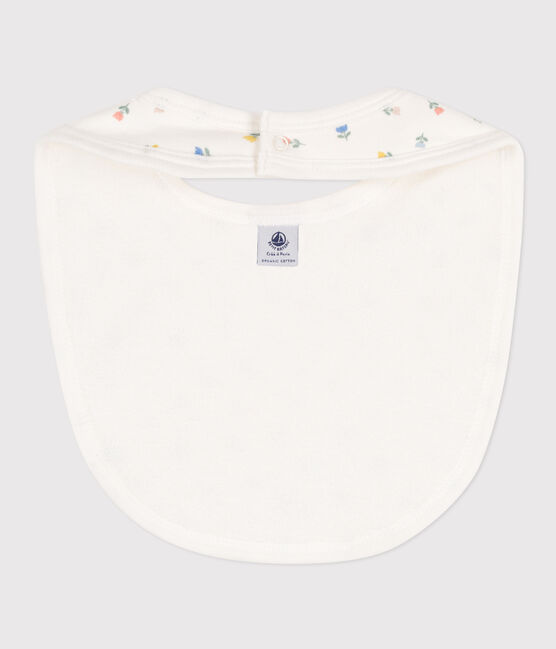 Babero de algodón estampado blanco MARSHMALLOW/ EDNA