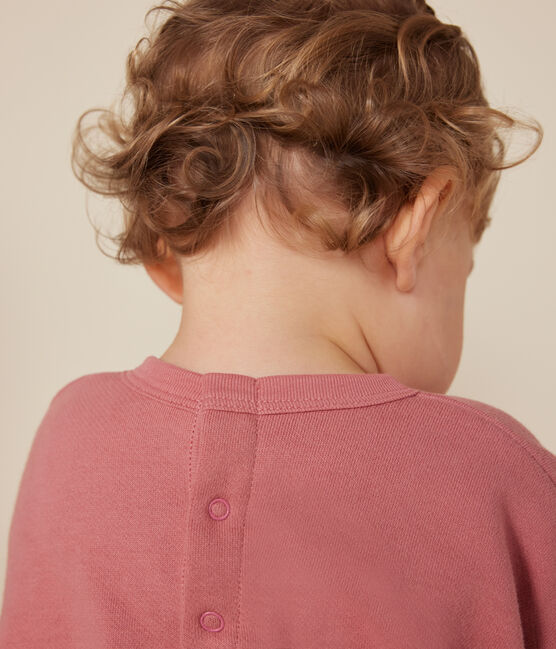 Sudadera de felpa para bebé rosa ROSEWOOD
