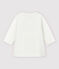 Chaqueta de vestir de urdimbre y trama de bebé niña blanco MARSHMALLOW