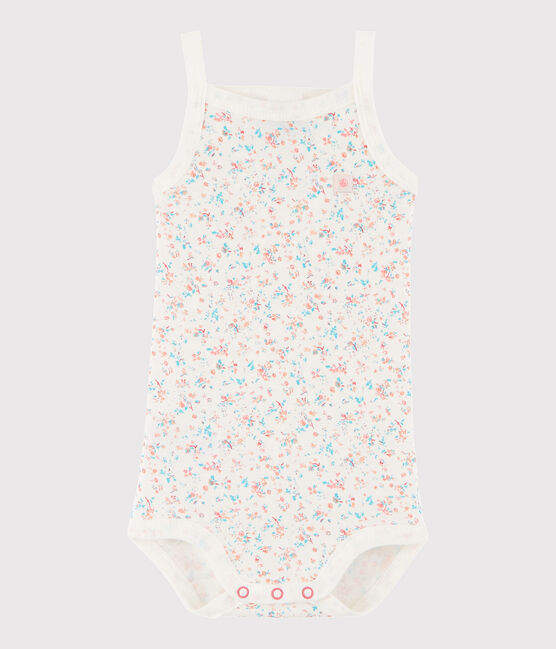 Bodi de tirantes de bebé de niña blanco MARSHMALLOW/blanco MULTICO