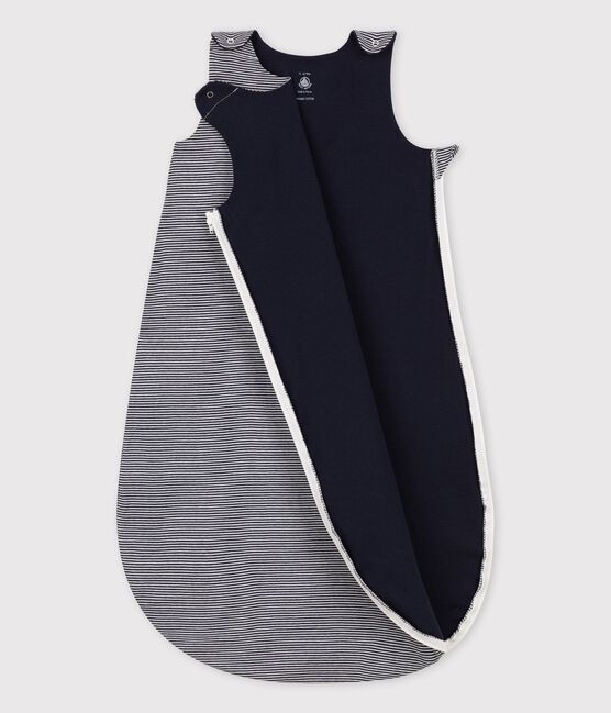 Saco de dormir para bebé de algodón a rayas TOG 0.5 azul SMOKING/blanco MARSHMALLOW