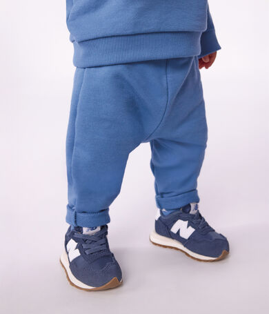 Pantal&oacute;n de jogging unisex para beb&eacute; de algod&oacute;n liso