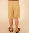 Bermudas de tela de algodón para niño beige FACILE
