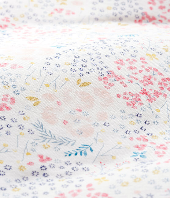 Saco reversible para bebé niña de punto blanco MARSHMALLOW/blanco MULTICO