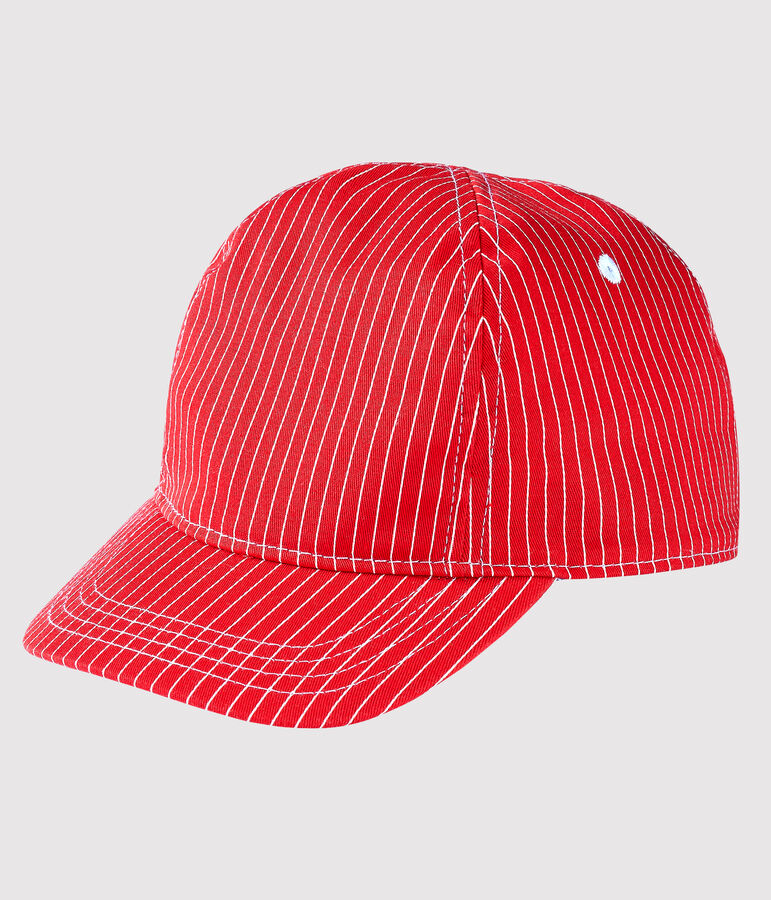 Gorra beb&eacute; mixta rojo/blanco