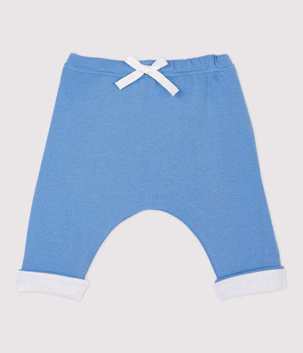 Pantal&oacute;n de beb&eacute; de algod&oacute;n org&aacute;nico azul