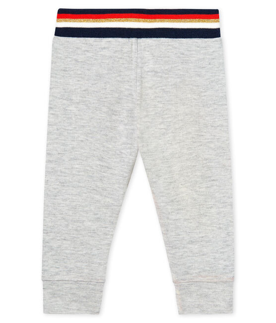 Pantalón de tela túbica para bebé niña gris BELUGA CHINE CN