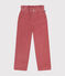 Pantalón de terciopelo para niña rosa ROSEWOOD