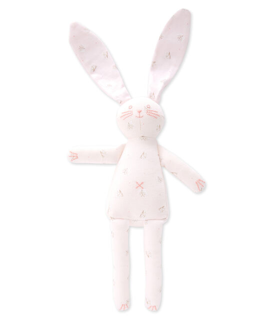 Doudou lapin rosa VIENNE/blanco ECUME/ MULTICO