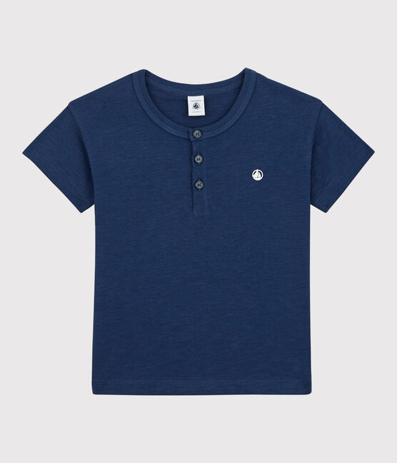 Camiseta de manga corta para niño/niña azul MEDIEVAL