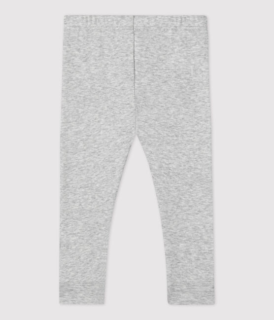 «Leggings» de algodón orgánico de bebé gris BELUGA CHINE