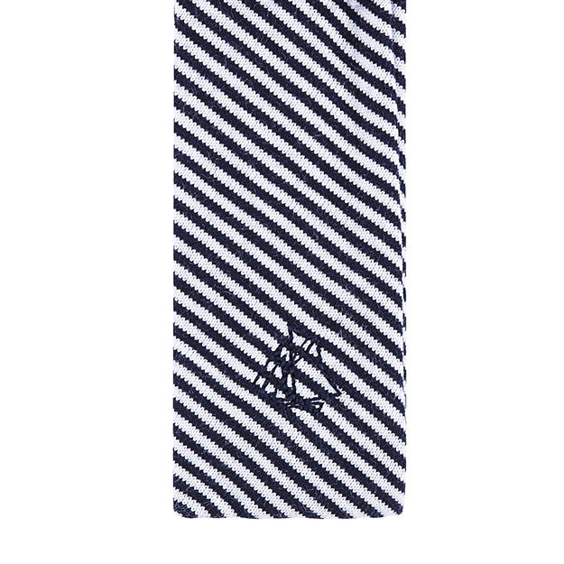 Corbata infantil para ni&ntilde;o azul/blanco