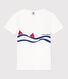 Camiseta infantil de manga corta de algodón