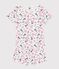 Pijama infantil corto de algodón con estampado de París blanco MARSHMALLOW/blanco MULTICO