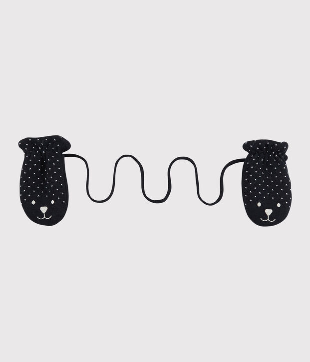 Manoplas para beb&eacute; con forro de microfibra polar SMOKING