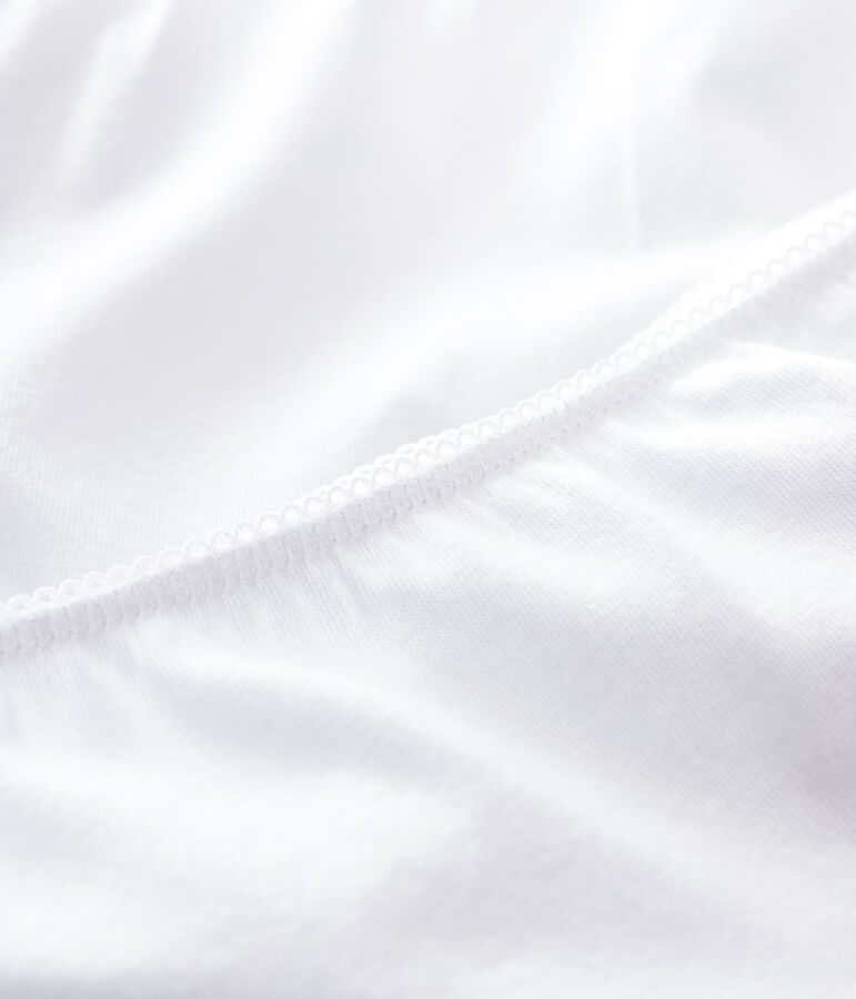 Lote de 2 culottes blancos de chica multicolor