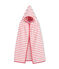 Capa de baño de rizo para bebé unisex blanco LAIT/rosa MERVEILLE