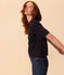 Camiseta LE BOXY de algodón para mujer azul SMOKING