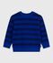 Sudadera infantil unisex de algodón a rayas azul OLYMPIC+SOIR