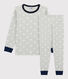 Pijama con estampado de estrellas de niño de algodón
