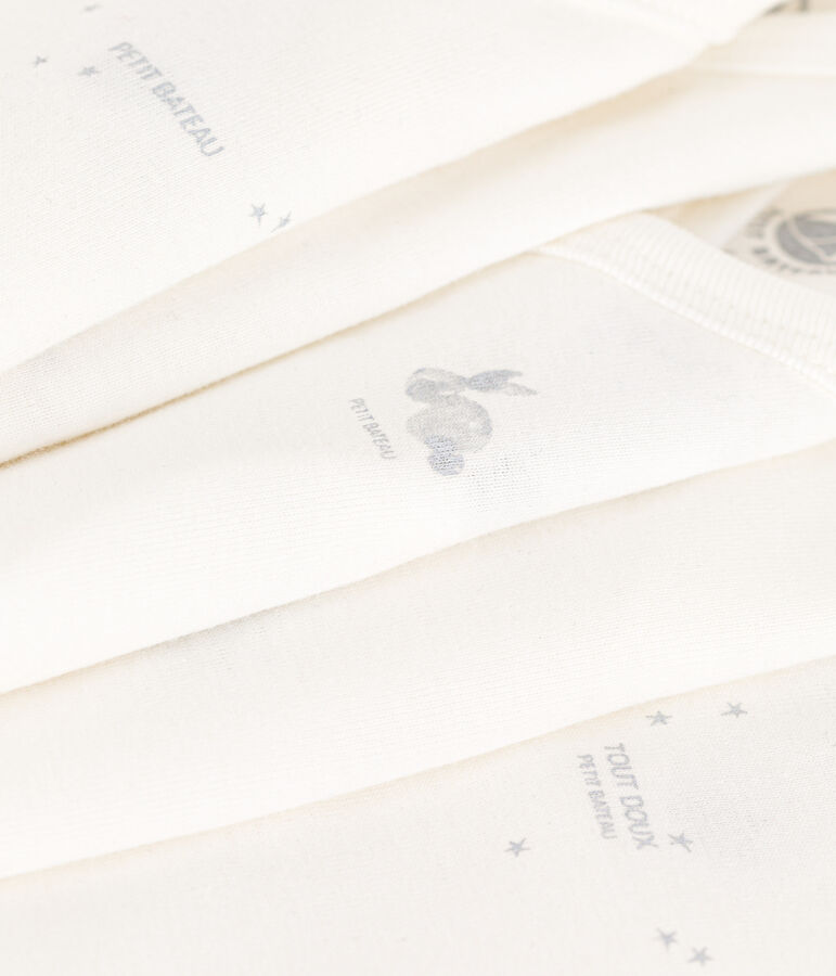 Juego de 5 bodis cruzados de manga corta de algod&oacute;n variante 1