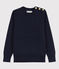 Jersey marinero emblemático de algodón de mujer azul SMOKING
