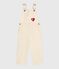 Peto infantil de tejido denim liso crudo MILK