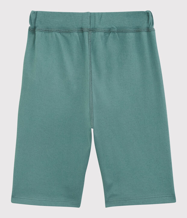 Bermudas de algod&oacute;n de ni&ntilde;o verde